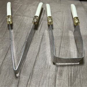 Debbie Meyer Cake Cutter Stainless Steel Set Lot of 2
